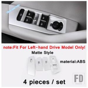 VW ABSマットカーウィンドウAピラー/エアコンベントアウトレット/ウィンドウリフトボタンカバートリムアクセサリー Tクロス2019-2023用 - Model C