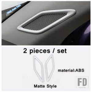 VW ABSマットカーウィンドウAピラー/エアコンベントアウトレット/ウィンドウリフトボタンカバートリムアクセサリー Tクロス2019-2023用 - Model D