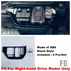 ホンダ ABS製 自動車用 ミドルエアコン 通気口 / 中央コントロール ギアシフト マルチメディアパネル カバー トリム アクセサリー ステップワゴ - Right Hand Drive-A