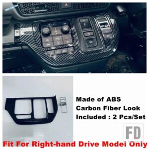 ホンダ ABS製 自動車用 ミドルエアコン 通気口 / 中央コントロール ギアシフト マルチメディアパネル カバー トリム アクセサリー ステップワゴ - Right Hand Drive-B