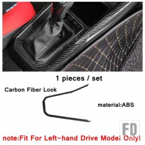 VW カーコンソールギアシフトボックスパネルカバー装飾フレームトリム ポロ2019-2023インテリアアクセサリーに適合 - Model E