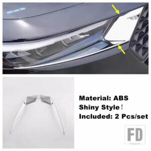 ホンダ アコードセダン11TH 2023 2024用バックミラー/リアウィンドウルーバーシャッター/フロントヘッドライトアイブロウアクセサリー - Front Head Lights B