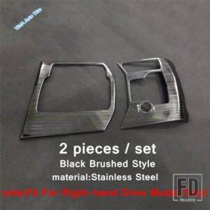 マツダ センターコントロールストールギアシフト/ウォーターカップホルダーカバートリム CX-5 CX5 2017 - 2024 ABSマット/カーボンインテリア - Model G