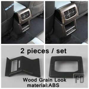 VW 木目調オートダッシュボードエアベント/アームレストボックス/ステアリングホイールカバートリム ID.4 ID4 2021 - 2024 アクセサリー - Model E