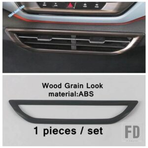 VW 木目調オートダッシュボードエアベント/アームレストボックス/ステアリングホイールカバートリム ID.4 ID4 2021 - 2024 アクセサリー - Model K