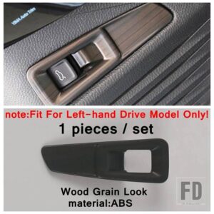 VW 木目調オートダッシュボードエアベント/アームレストボックス/ステアリングホイールカバートリム ID.4 ID4 2021 - 2024 アクセサリー - Model I