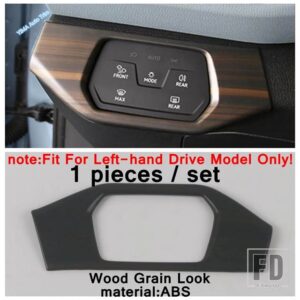VW 木目調オートダッシュボードエアベント/アームレストボックス/ステアリングホイールカバートリム ID.4 ID4 2021 - 2024 アクセサリー - Model B