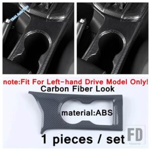 いすゞ D-MAX 2021 2022用ヘッドライトスイッチ/アームレストボックス/ステアリングホイールパネル/エアACトリムカーボンテクスチャアクセサリ - Model G