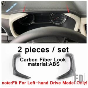 いすゞ D-MAX 2021 2022用ヘッドライトスイッチ/アームレストボックス/ステアリングホイールパネル/エアACトリムカーボンテクスチャアクセサリ - Model I