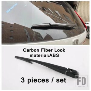 ホンダ CR-V CRV 2023 2024カーボンルック用オートリアクォーターサイドウィンドウルーバーベントシャッターパネルカバートリムアクセサリー - Model C