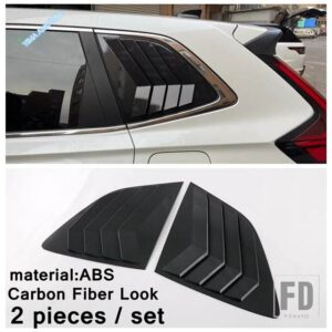 ホンダ CR-V CRV 2023 2024カーボンルック用オートリアクォーターサイドウィンドウルーバーベントシャッターパネルカバートリムアクセサリー - Model A