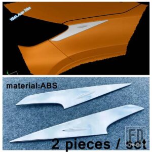 トヨタ ABSフォグランプ/バックミラー/リアウィンドウスポイラーカバートリム外装リフィットキット ヤリス クロス 2020-2023に適合 - Front Head Light