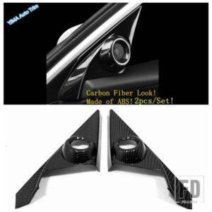 ホンダ シビック2016-2020用 ピラーAスピーカー/ガラススイッチ/エアアウトレット装飾カバートリム カーボンインテリアアクセサリー - Pillar A Speaker