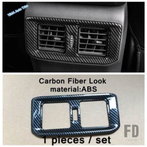 トヨタ カーボン製オートギアシフトヘッド/ヘッドライトスイッチ/エアアウトレットアクセサリーカバートリム RAV4 RAV 4 XA50 2019 - 2024 - Rear air outlet