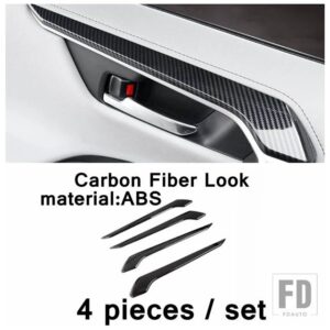 トヨタ カーボン製オートギアシフトヘッド/ヘッドライトスイッチ/エアアウトレットアクセサリーカバートリム RAV4 RAV 4 XA50 2019 - 2024 - Inner armrest