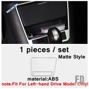 VW TIGUAN MK1 2008 - 2015 マットカーストレージボックス / ステアリングホイール / シート調整ハンドル装飾アクセサリーカバートリム - Model G