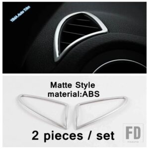 VW TIGUAN MK1 2008 - 2015 マットカーストレージボックス / ステアリングホイール / シート調整ハンドル装飾アクセサリーカバートリム - Model F