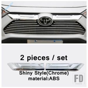 トヨタ フロントセンターラジエーターグリルグリルモールディングパネルカバートリムフィット RAV4 RAV 4 XA50 2019 - 2022外装アクセサリー - Model D