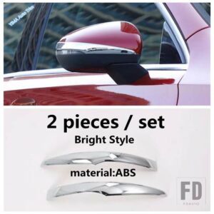 メルセデスベンツ クロームドアハンドルボウル/バックミラーカバートリムABSアクセサリーCLA 200 C118 W118 2020 - 2022用 - model 4