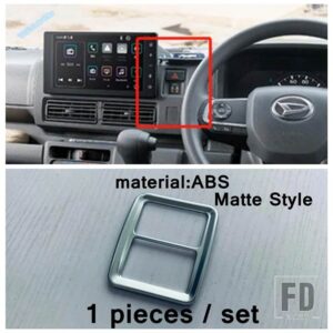 ダイハツ ダッシュボードサイド収納ボックスフレームハザード灯アラートプッシュボタンパネルACカバートリム アトレーハイゼット2022アクセサリ - model 1