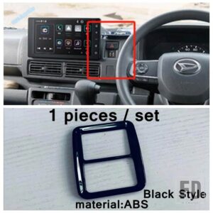 ダイハツ ダッシュボードサイド収納ボックスフレームハザード灯アラートプッシュボタンパネルACカバートリム アトレーハイゼット2022アクセサリ - model 2