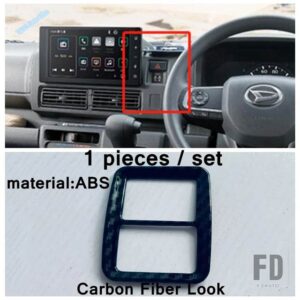 ダイハツ ダッシュボードサイド収納ボックスフレームハザード灯アラートプッシュボタンパネルACカバートリム アトレーハイゼット2022アクセサリ - model 3