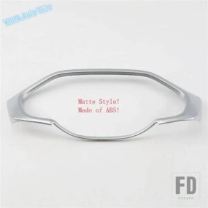 ボルボ 自動車ダッシュボード計器スクリーン装飾フレームカバートリムABSアクセサリー XC60 2018-2021マット/カーボンルックに適合 - Matte Style