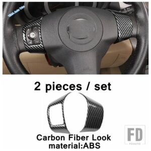 トヨタ RAV4 2009 - 2012 用 カーボンルック ハンドブレーキパネル エア AC アウトレットベントカバートリム ドアハンドル ボウルフレームアク - Model B
