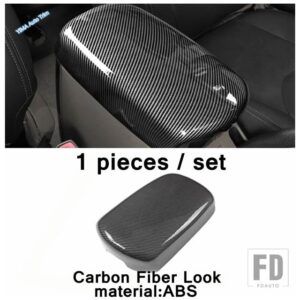 トヨタ RAV4 2009 - 2012 用 カーボンルック ハンドブレーキパネル エア AC アウトレットベントカバートリム ドアハンドル ボウルフレームアク - Model C