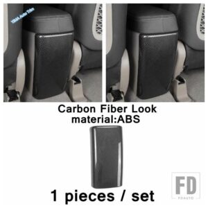 トヨタ RAV4 2009 - 2012 用 カーボンルック ハンドブレーキパネル エア AC アウトレットベントカバートリム ドアハンドル ボウルフレームアク - Model D