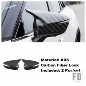 マツダ サイドドア オックスホーンブレードスタイル バックミラーカバートリム CX-3 2015 - 2018 / CX-5 2015 2016 車外装アクセサリー - Carbon Fiber Look