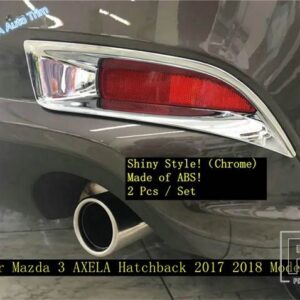 マツダ クロームカーフォグランプ/ドアハンドルフレーム/ミラーラビング装飾ストライプカバートリムABSアクセサリー3 2017 2018用 - Model B