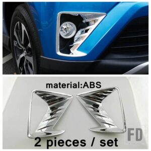 トヨタ オートスタイリング クローム フロントヘッドライト ヘッドライトランプ アイブロウストリップカバートリム ABS外装 RAV4 RAV 4 2016 2 - Model B
