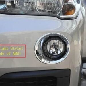 BMW 自動車用 フロントバンパーフォグランプランプフレームリングカバートリム X1 F48 2016 - 2019 ABSクローム/ブラックインテリアアクセサリ - Bright Style