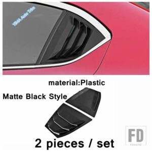 マツダ LAPETUS AUTO 外装パーツ リアウィンドウシャッター ブラインドカバートリム 2個 3 セダン 2014 - 2018 プラスチックアクセサリー - model 4