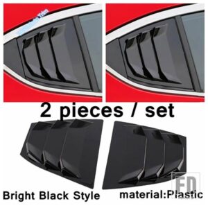 マツダ LAPETUS AUTO 外装パーツ リアウィンドウシャッター ブラインドカバートリム 2個 3 セダン 2014 - 2018 プラスチックアクセサリー - model 2