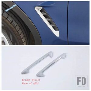 BMW 車側エアACフローベントフェンダーホールフレームカバートリム X3 G01 2018 - 2023 用 ブライト/カーボン外装アクセサリー - Bright A