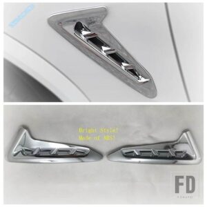 BMW 車側エアACフローベントフェンダーホールフレームカバートリム X3 G01 2018 - 2023 用 ブライト/カーボン外装アクセサリー - Brigth B