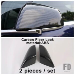 テスラ モデルX 2017-2020用 ABS カーボン 外装アクセサリー - Rearview Mirror
