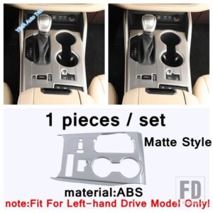 トヨタ マット仕上げのオートエアコン吹き出し口/ドアボウル/窓リフト装飾パネルカバートリムアクセサリー ハイランダー/クルーガー 2020-2024 - Gear shift panel