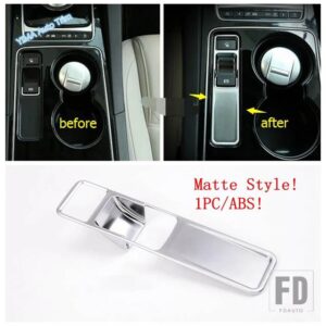 ジャガー マットシート調整ボタン/ウォーターカップホルダー/ヘッドライト装飾アクセサリーカバートリム F-PACE X761 2017 - 2022用 - Model B