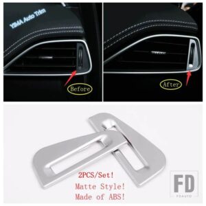 ジャガー マットシート調整ボタン/ウォーターカップホルダー/ヘッドライト装飾アクセサリーカバートリム F-PACE X761 2017 - 2022用 - Model C