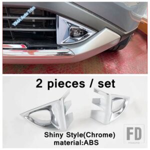 日産 ドアハンドルボウル/バックミラー/フロントバンパーエアベントカバートリムクローム エクストレイルXトレイル/ローグT33 2021 2022用 - model 11