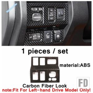 トヨタ 自動車用 エアコン吹き出し口 / ピラーAドアスピーカーツイーター / アームレストボックスカバートリム カーボンアクセサリー タンドラ - Model E