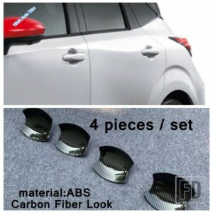 日産 車フロントリアフォグランプフレーム/バックミラーシェルドアハンドルカバートリムABSアクセサリー ノートE13 2021 2022用 - model 5