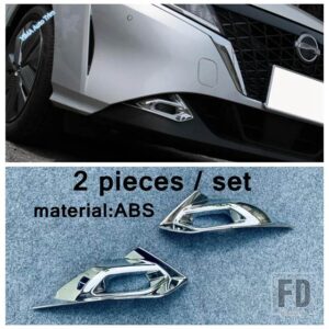 日産 車フロントリアフォグランプフレーム/バックミラーシェルドアハンドルカバートリムABSアクセサリー ノートE13 2021 2022用 - model 7
