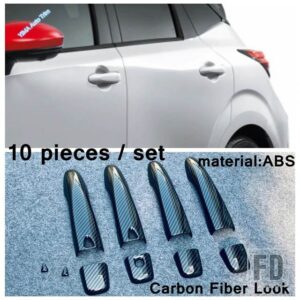 日産 車フロントリアフォグランプフレーム/バックミラーシェルドアハンドルカバートリムABSアクセサリー ノートE13 2021 2022用 - model 4