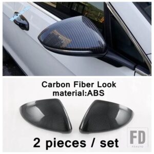 VW ゴルフ 7 7.5 MK7 ハッチバック 2014-2019 用 リアフォグランプ / バックミラー / ウィンドウワイパーアクセサリーカバートリム - Rearview Mirror B