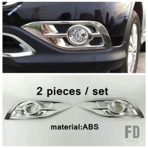 ホンダ クローム カーフロント/リアフォグランプ ランプ アイリッド デコレーション フレーム ステッカー カバー トリム ABS アクセサリー CRV - Model B