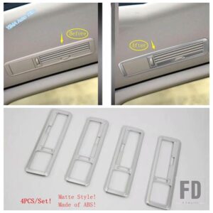 メルセデスベンツ Vクラス V260 W447 2014 - 2021用 ウィンドウリフト / ウォーターカップホルダー / ヘッドライトスイッチ装飾カバートリムア - Model D